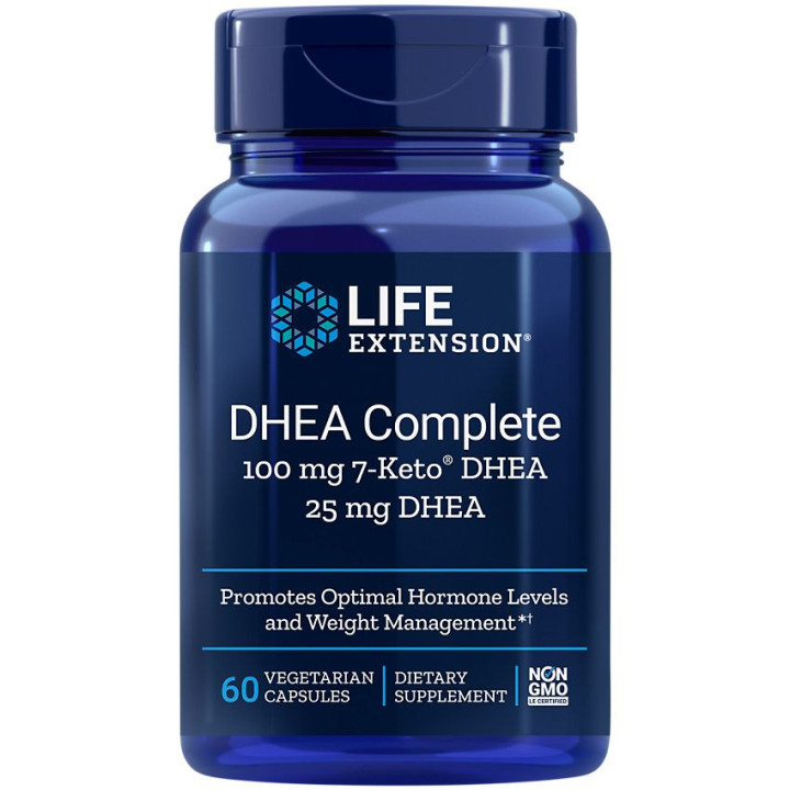 DHEA Complete 25 mg DHEA (60 cap)
