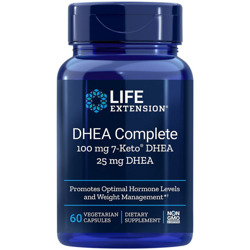 DHEA Complete 25 mg DHEA (60 cap)