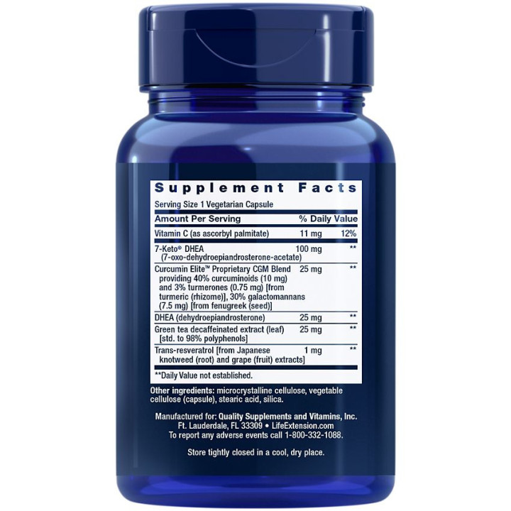 DHEA Complete 25 mg DHEA (60 cap)