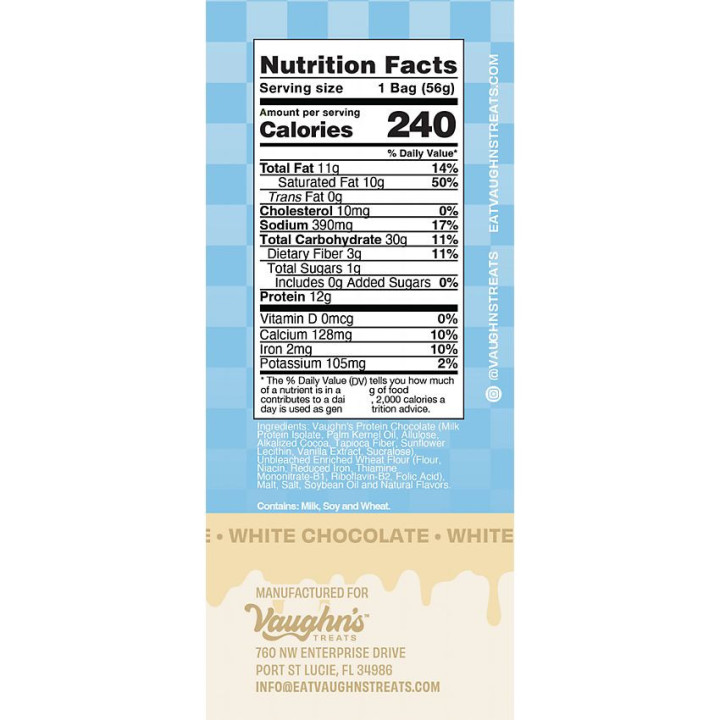 Protein Pretzels White Chocolate (1 Bag)