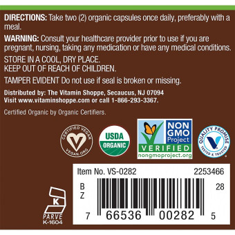 Plnt Organic Stress Support (60 cap)