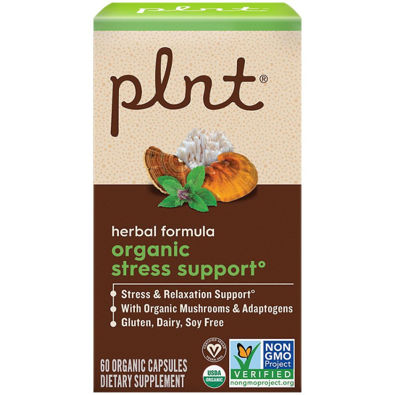 Plnt Organic Stress Support (60 cap)