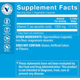 Vitamina C 1000 mg (300 cap)