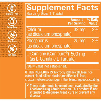 Carnipure L-Carnitine 500 mg (50 tab)