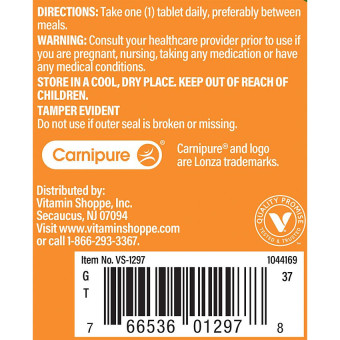 Carnipure L-Carnitine 500 mg (50 tab)
