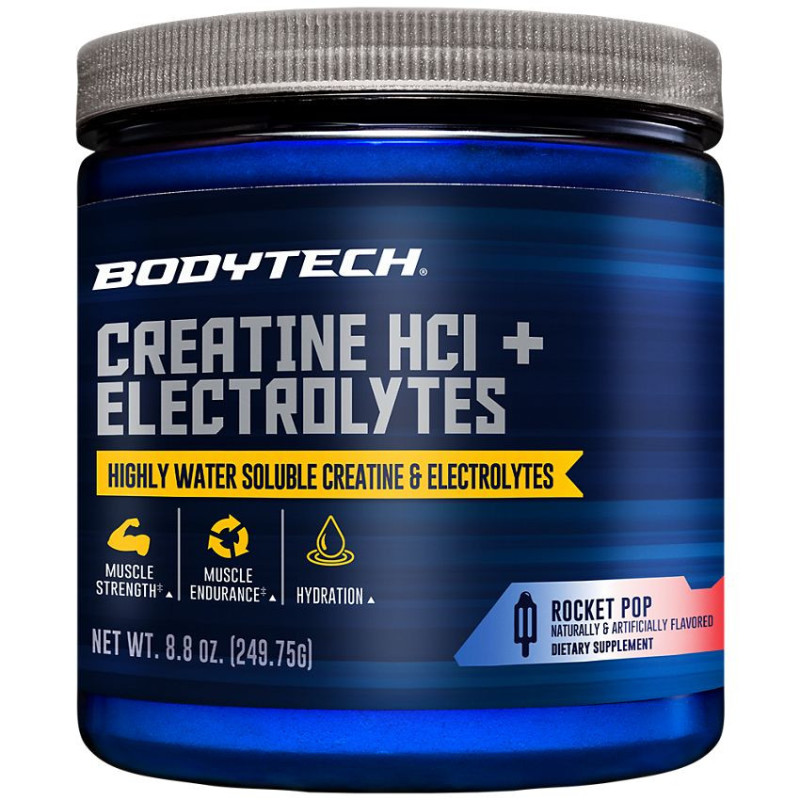 Creatine HCl 750 mg with Electrolytes Rocket Pop (75 serv)