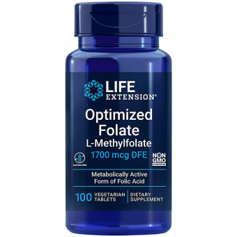 Optimized Folate L-Methylfolate 1,700 mcg (100 veg tab)