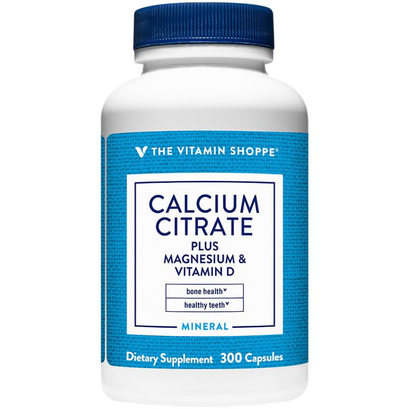Calcium Citrate w/ Mag & Vit D (300 cap)