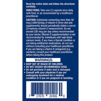 Vitamins D & K with Sea Iodine (60 cap)