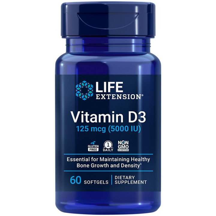 Vitamin D3 5000 IU (60 Soft)