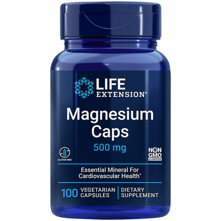 Magnesium Caps 500 mg (100 veg cap)