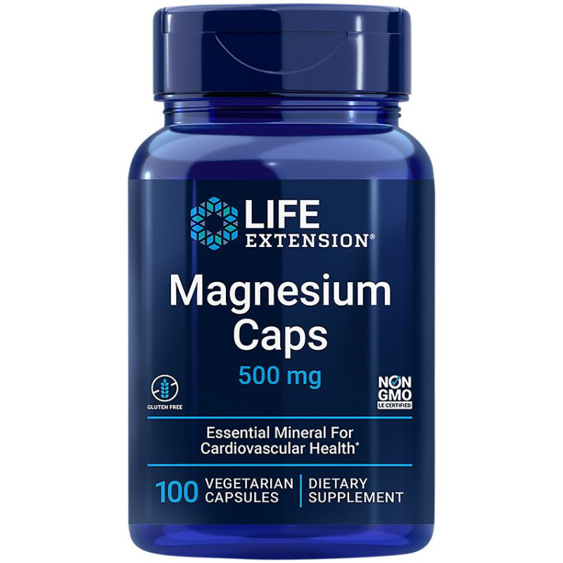 Magnesium Caps 500 mg (100 veg cap)