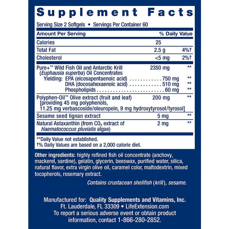 LE Super Omega-3 Plus EPA/DHA Fish Oil 2350 mg (120 soft)
