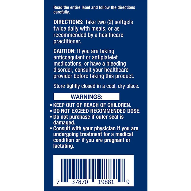 LE Super Omega-3 Plus EPA/DHA Fish Oil 2350 mg (120 soft)