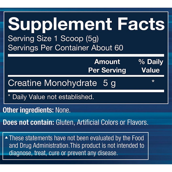 Creatina Monohidratada 5 g (60 serv)