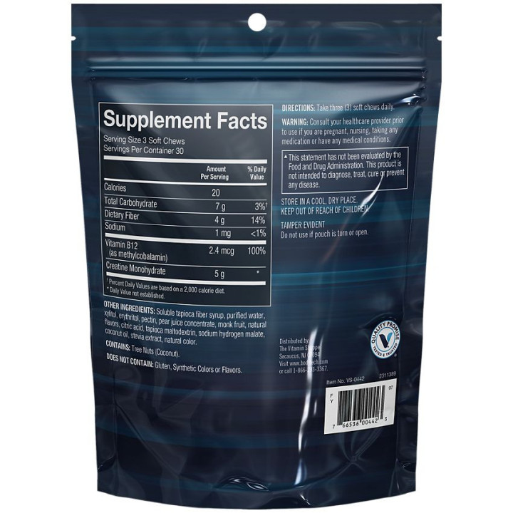 Bodytech Creatine Soft Chews Strawberry Burst (90 chews)