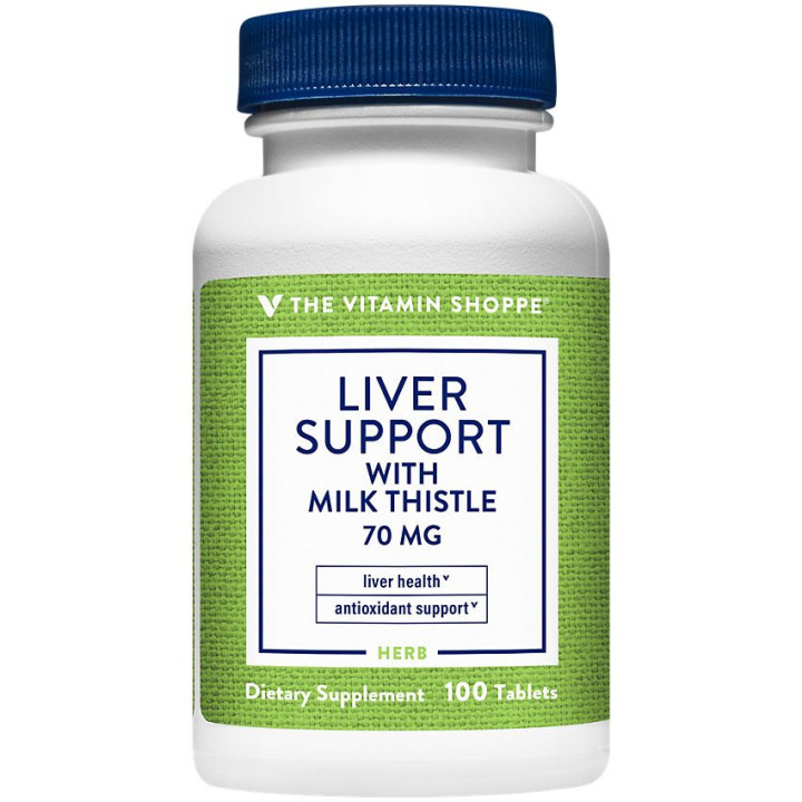 Liver Support w/ Milk Thistle 70 mg (100 tab)