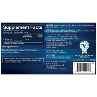 Glutamine Powder 4.5 g (100 serv)
