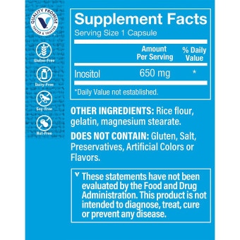 Inositol 650 mg (100 cap)