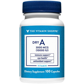 Vitamina A Dry Non-Oily 10000 UI (100 cap)