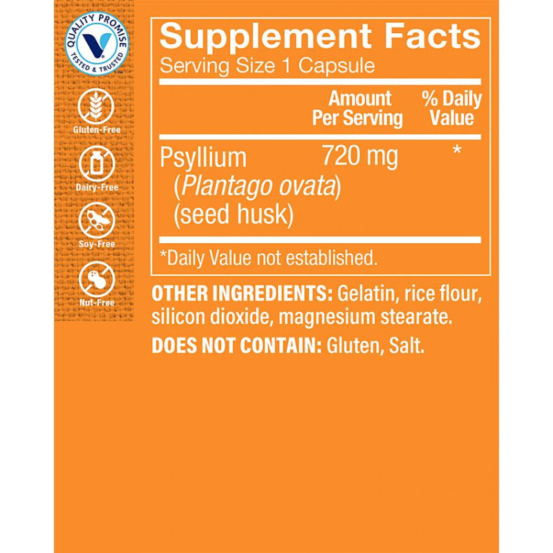 Psyllium Husks 720 mg (300 cap)