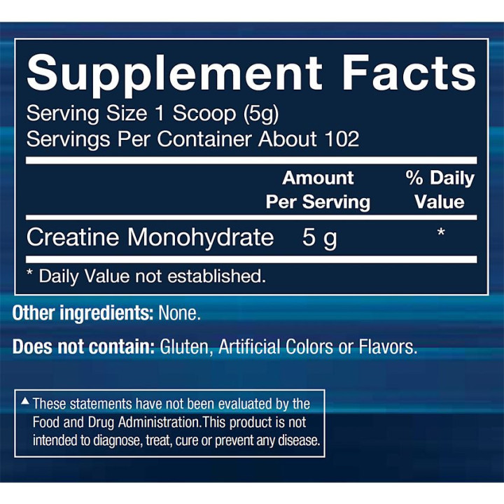Creatina Monohidratada 5 g (102 serv)