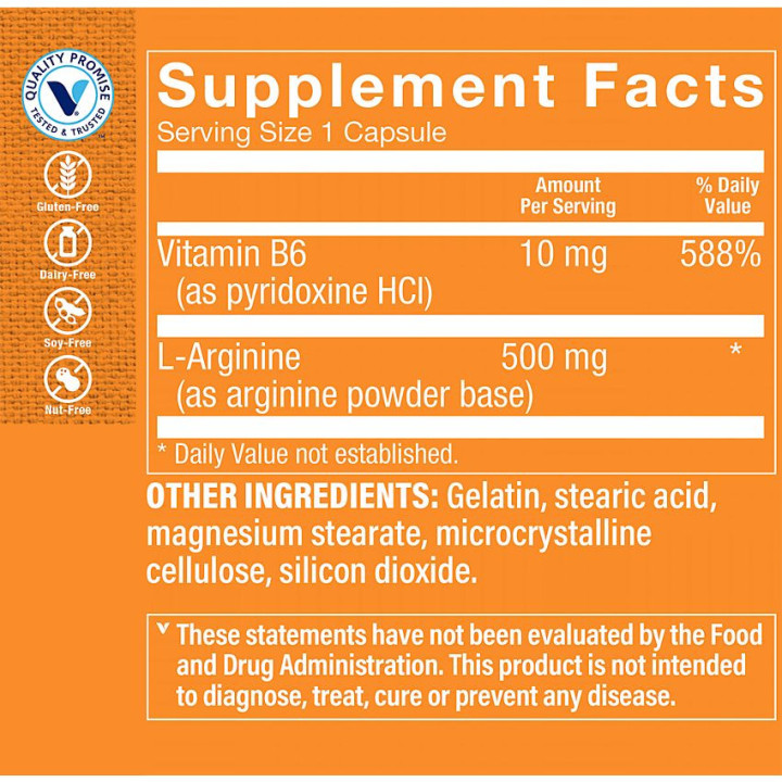 L-Arginine 500 mg (100 cap)