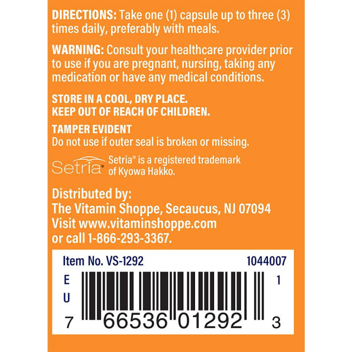 Reduced Glutathione 250 mg (100 cap)