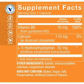 5-HTP w/ Vitamin B6 50 mg (60 cap)