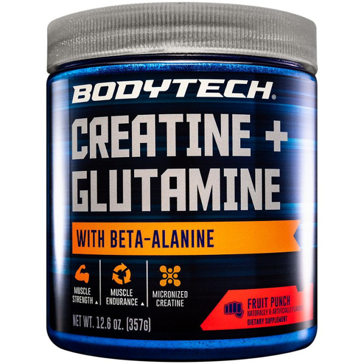 Creatine + Glutamine Fruit Punch (31 serv)