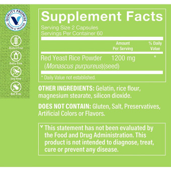 Red Yeast Rice 1200 mg (120 cap)