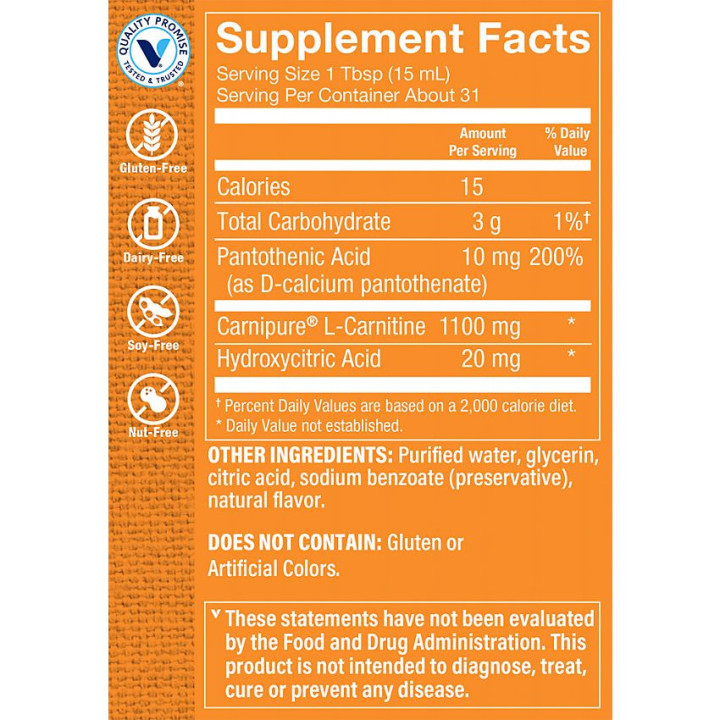 Carnipure L-Carnitine Raspberry 1100 mg (16 fl oz)