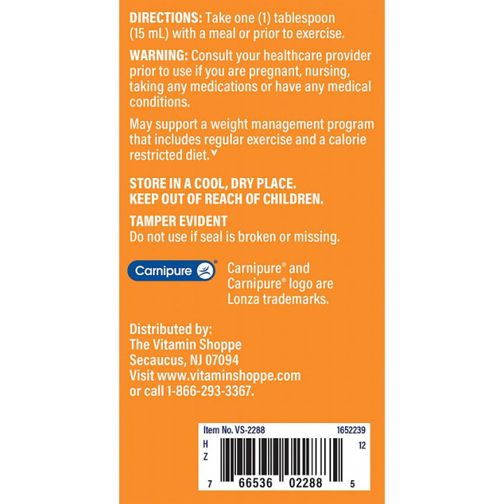 Carnipure L-Carnitine Raspberry 1100 mg (16 fl oz)