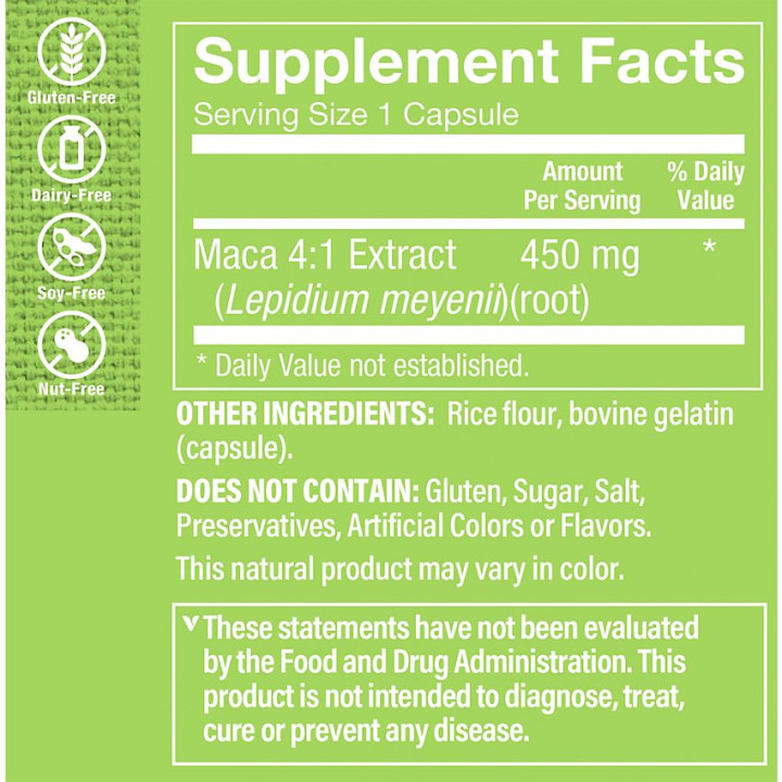 Maca Extract 450 mg (60 cap)