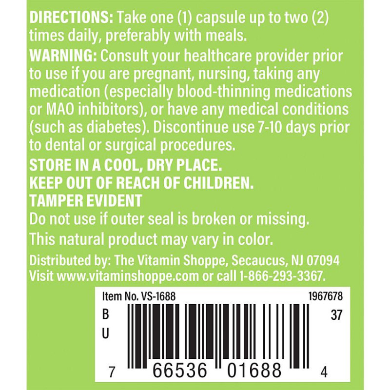 Ginkgo Biloba Extract 120 mg (120 cap)