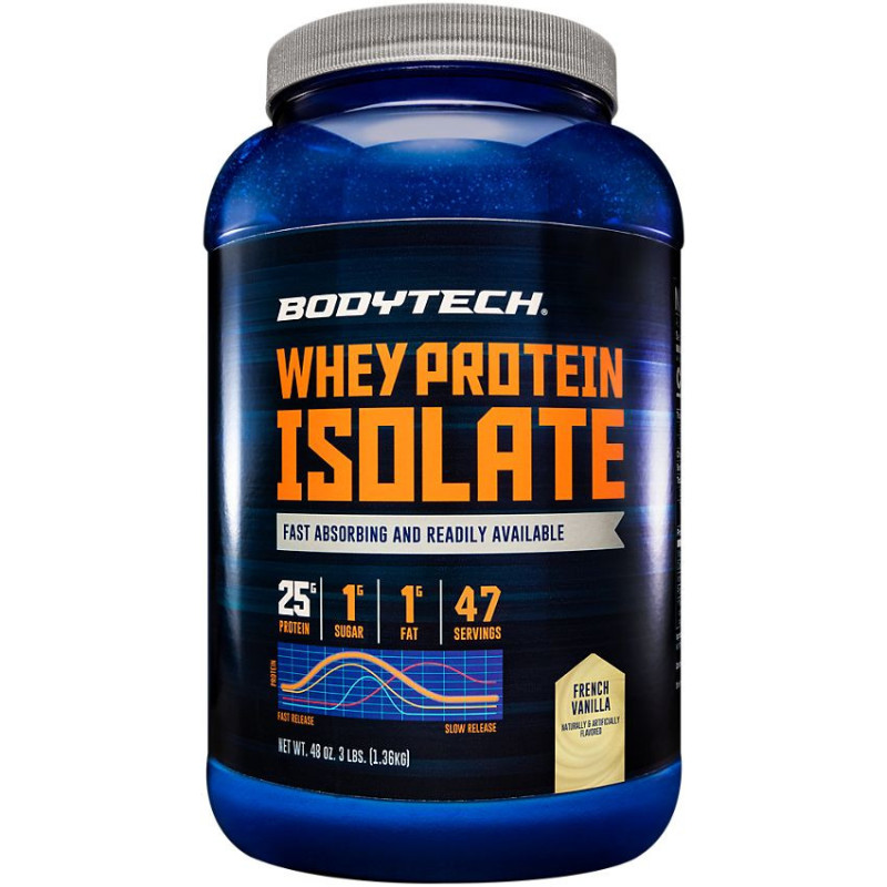 Whey Protein Isolate French Vanilla (47 serv) 3 lb