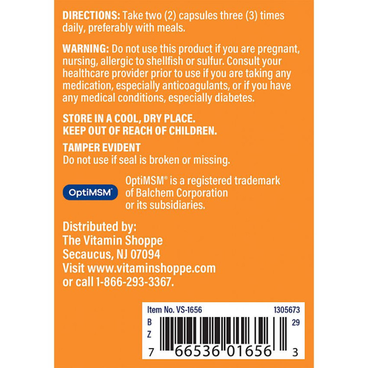 Glucosamine Chondroitin MSM (240 cap)