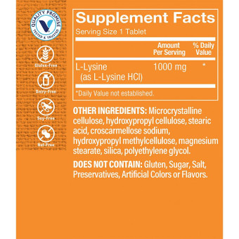 L-Lysine 1000 mg (100 tab)