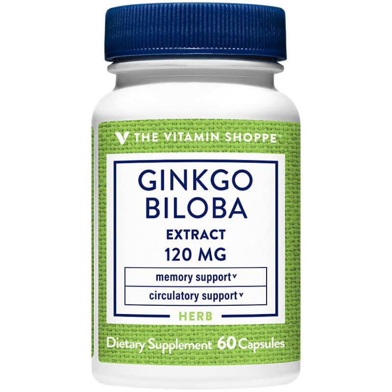 Ginkgo Biloba Extract 120 mg (60 cap)