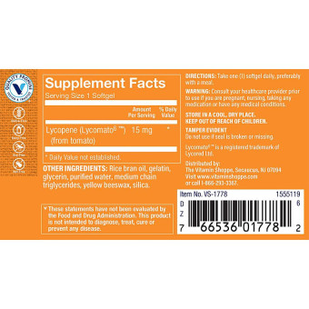 Lycopene 15 mg ( 60 soft)