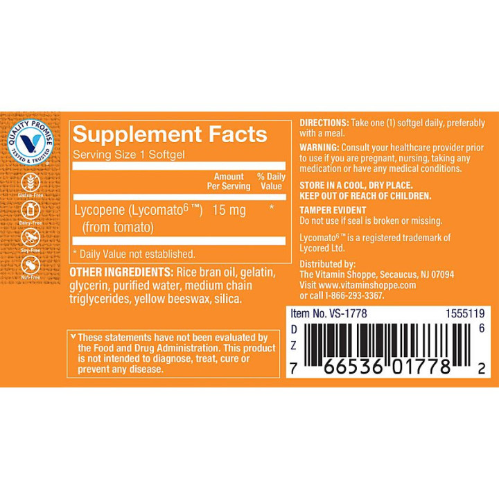 Lycopene 15 mg ( 60 soft)