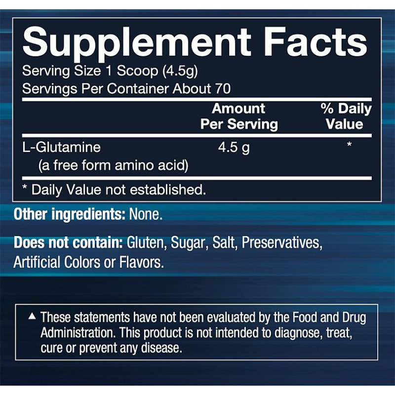 Glutamine Powder 4.5 g (70 serv)