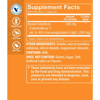 Colostrum 40% Igg 475 mg (120 cap)