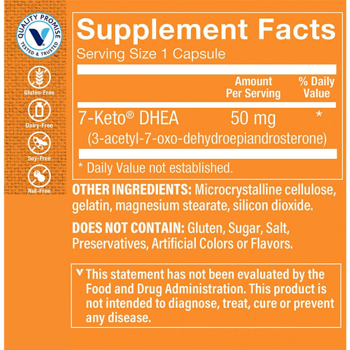 7-Keto DHEA 50 mg (60 cap)