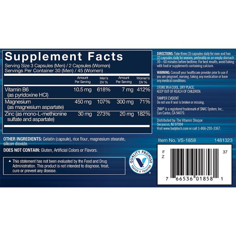 ZMA Tech (90 cap)