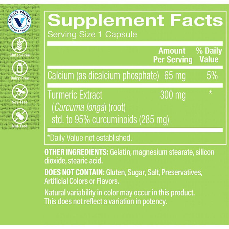 Turmeric Extract 300 mg (100 cap)