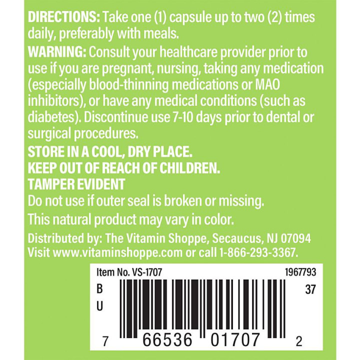 Ginkgo Biloba Extract 60 mg (120 cap)