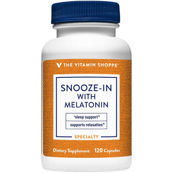 Snooze-In w/ Melatonin (120 cap)