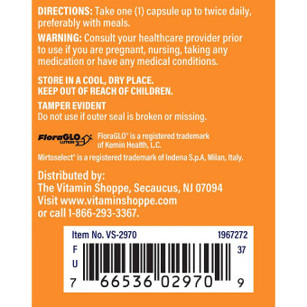 Lutein w/ Bilberry (120 cap)