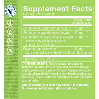 Echinacea Goldenseal Complex (100 cap)